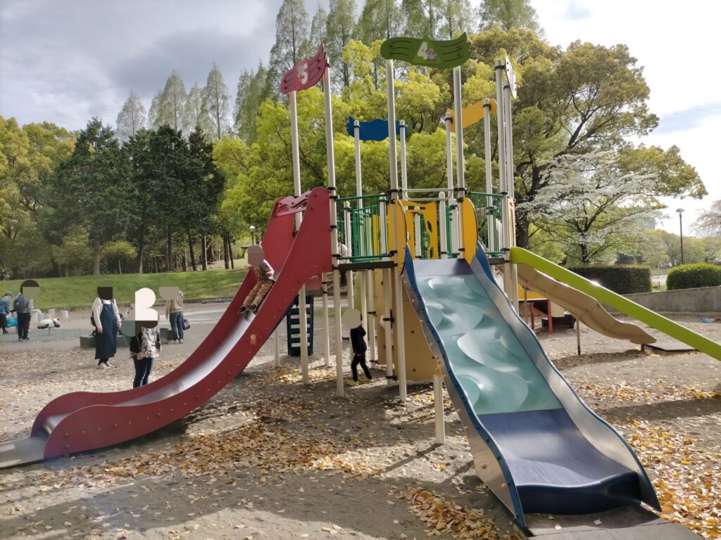 久喜菖蒲公園の大型複合遊具